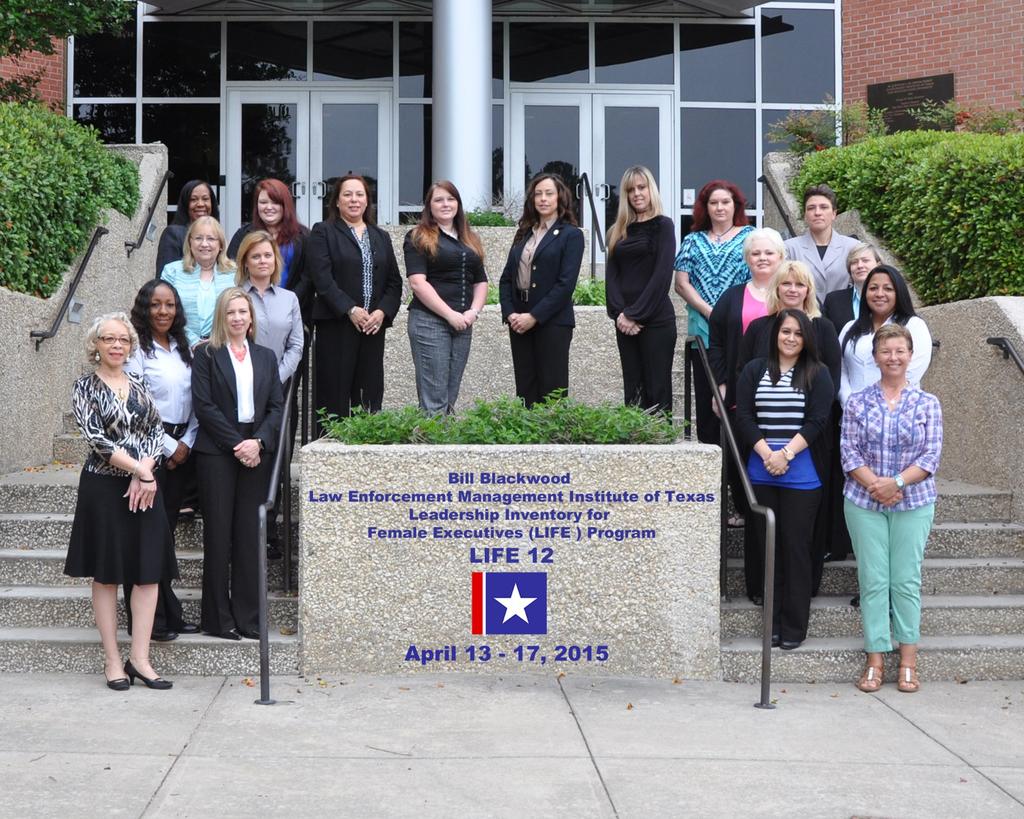 Page 4 LIFE Welcomes Class 12: Determined Dozen LIFE LINE Officer Cathy Allen Texas State University Police Department Detective Yolanda Avalos Rice University Police Department Officer Courtney