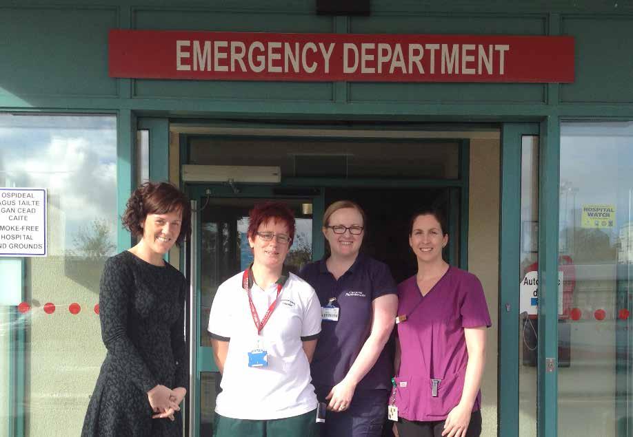 Issue 24: November 2015 11 The Perioperative Directorate Pictured left to Right: Siobhain McCormack Medical Social Worker; Orla Sheil, Senior Occupational Therapist, Sinead Bruen, Senior