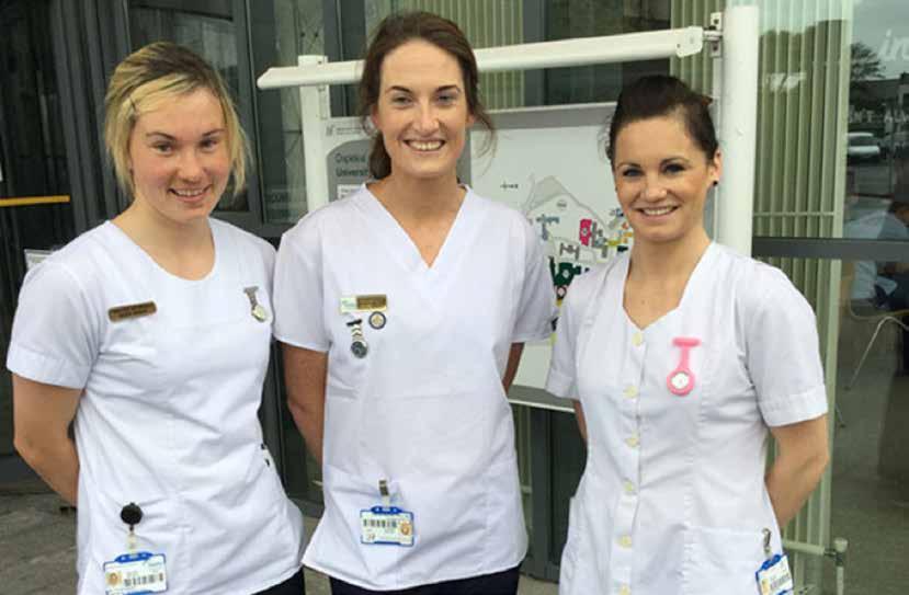 Issue 24: November 2015 36 Pictured from L:R: Tracey Leonard, Patricia Gleeson and Geraldine Connelly UHG Nurses nominated for All Star Awards Three staff nurses from University Hospital Galway, all
