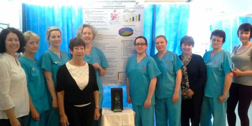 Issue 24: November 2015 38 Award for Plastics Team in Roscommon The Plastics Team at Roscommon University Hospital presented at the HSE Integrated Care Conference, which took place in Dublin Castle