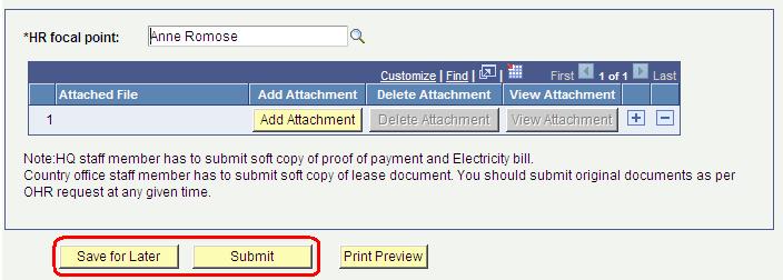 In addition you can click the Print Preview to print the rental subsidy