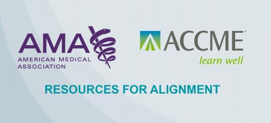 ACCME/AMA Alignment FAQs AMA PRA booklet AMA/ACCME Glossary of Terms and Definitions 5 ACCME/AMA Alignment Applies to all providers in the ACCME system (state and ACCME accredited) AMA core