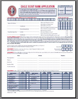 Complete the Eagle Scout Application Fill it out completely List references as requested Be sure all dates are correct Include unit numbers for merit badges List only 21 merit badges Complete and