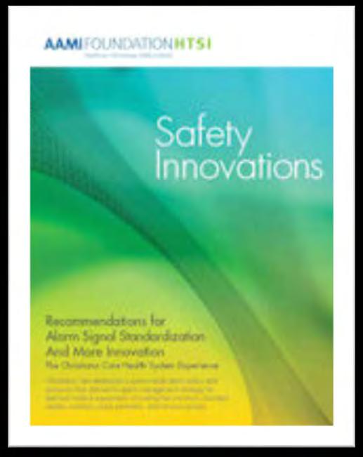 Complimentary Resources Safety Innovations Series Alarms Management Patient Safety Seminars Webinar Recordings