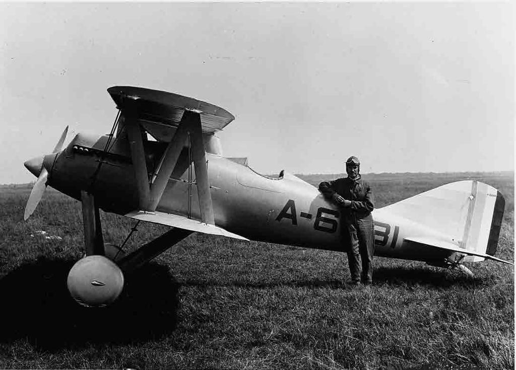 1922 continued 1053781 The 1922 Pulitzer Trophy Air Race third-place finisher Lt. Harold J. Brow poses with his CR-2 racer.