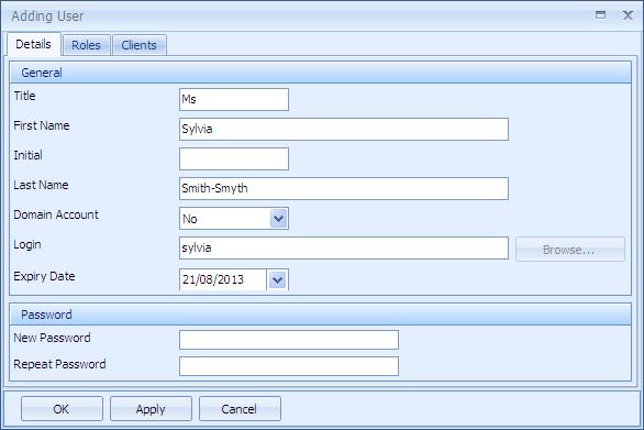 Creating login users APPENDIX 3 CREATING LOGIN USERS USER LOGIN ACCOUNTS The first time you log into ONESOURCE Fringe Benefits Tax you will be logging in as the application 'Administrator'.