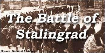 BATTLE OF STALINGRAD For weeks the Germans pressed in on