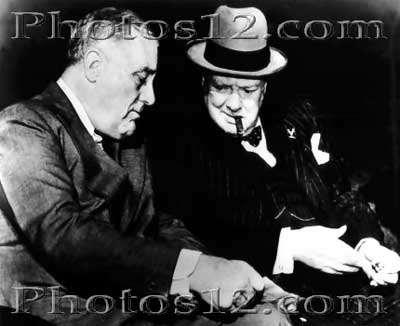 CASABLANCA MEETING FDR and Churchill in Casablanca FDR and Churchill met in Casablanca and decided their