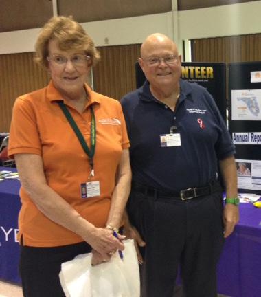 Ombudsmen Virginia Sines and Phil Weddle kicked off the Brevard County Recruitment Campaign on 6/17/16 at the World Elder Abuse Awareness Day Community Information Fair hosted by the Department of