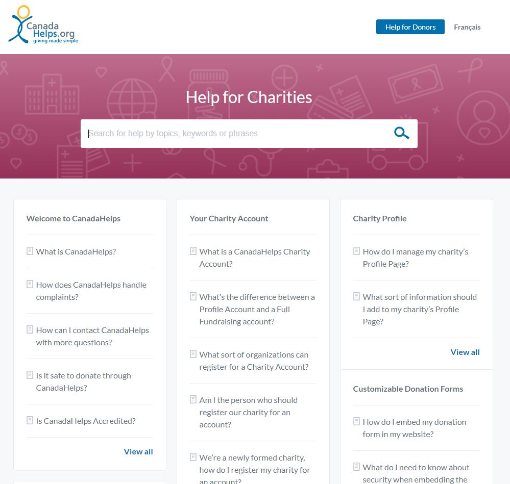 NEW: Charity (and