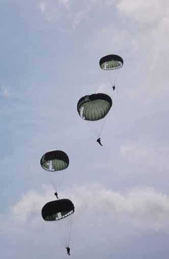 The Rhode Island National Guard facilitated a variety of other events for the international parachuting teams.