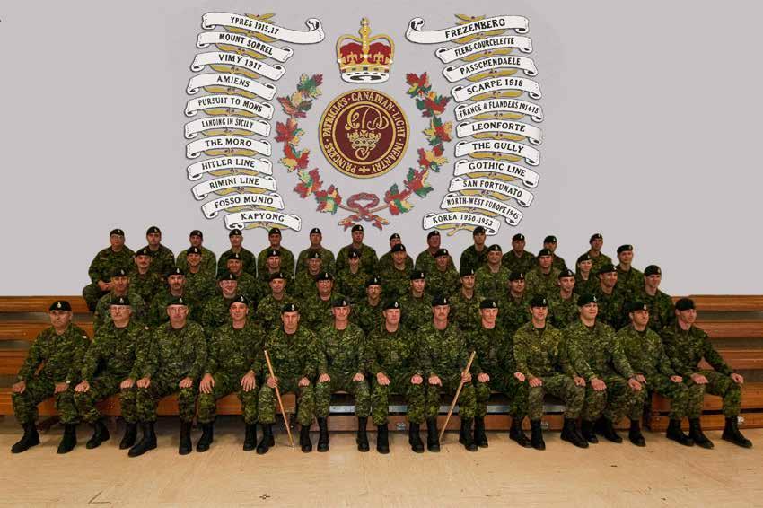 Members of the French Grey Battalion (14 Sept 2011) From Left to Right; Top Row; Sergeant J.A. Deas, Sergeant C.H. Morris, Sergeant S.M. Hynes, Sergeant J.D. Funk, Master Corporal C.A. Ruesen, Corporal D.