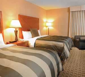 The Mayfield Inn & Suites is a full service hotel that features: 321 guest rooms and suites 100% smoke free