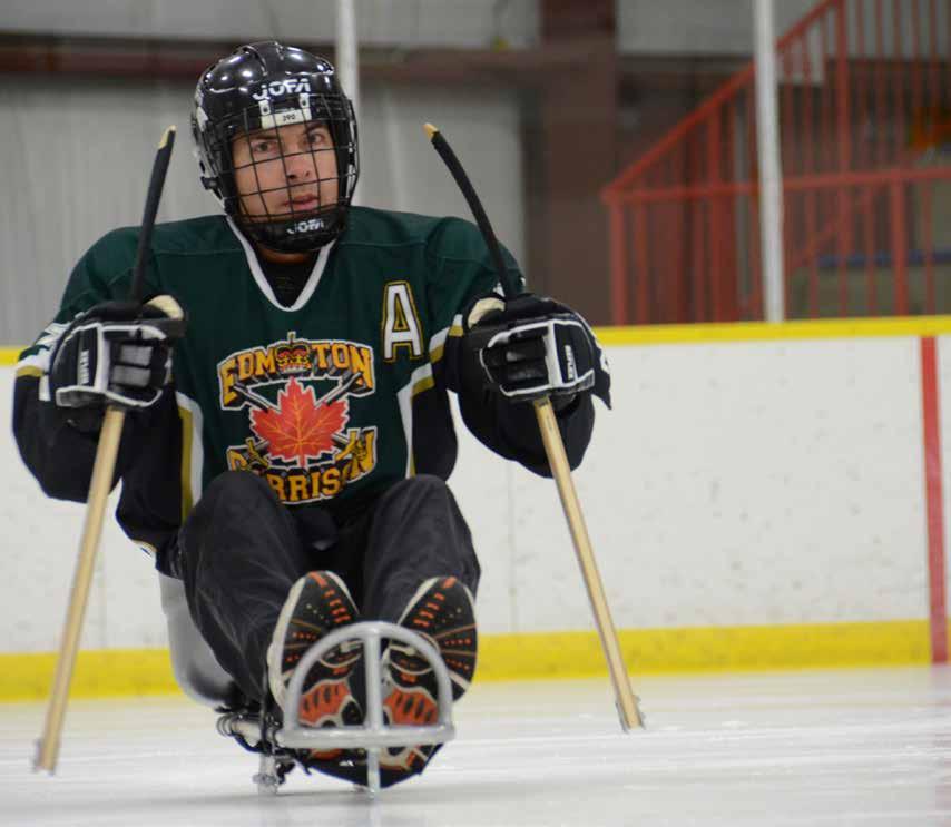 Sledge Hockey by Warrant Officer D. Shultz The Princess Patricia s Canadian Light Infantry takes every opportunity to enhance our wounded soldier s involvement in sporting events.