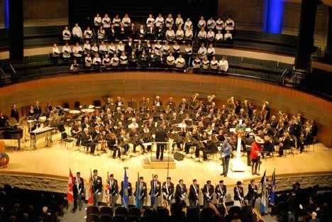 The Cosmospolitan Music Society of Edmonton performing the annual Lest We Forget concert at the Winspear Center. Photo: Cosmopolitan Music Society of Edmonton.