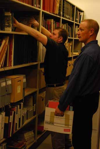 PPCLI Museum & Archives, Archivist Sgt Goulet and MCpl Verrall hard at work in the archives.