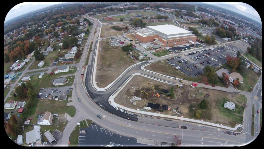 sharing project Widens primary campus access from 2 to 4 lanes Collegiate
