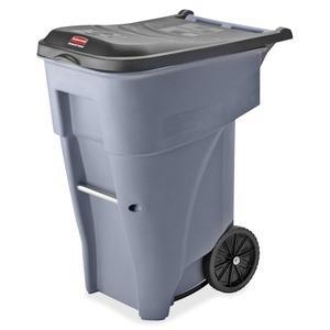 cans on wheels Portable plastic bins Place in easily