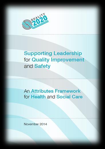 The Q2020 strategy focuses on 3 core elements of a Quality Service model: Safety - avoiding harm Effectiveness - right care, right time, right place Patient / Client focused - treated with