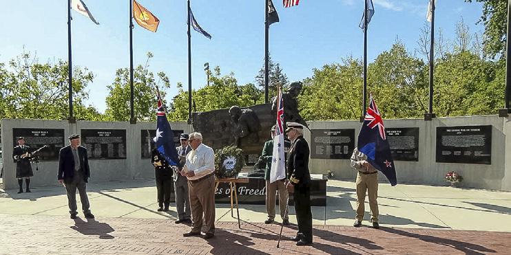 ANZAC DAY CELEBRATION - APRIL 22, 2017 Article & photos courtesy of David Frayer Opening welcome by Mike Thomas ANZAC Day is a national day of