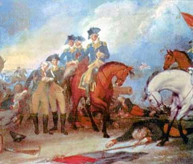 The surrender to General George Washington of the dying