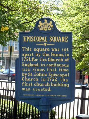 8. Episcopal Square LAT: N 40.20161, LNG: W 77.