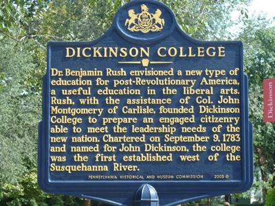 3. Dickinson College LAT: N 40.20223, LNG: W 77.