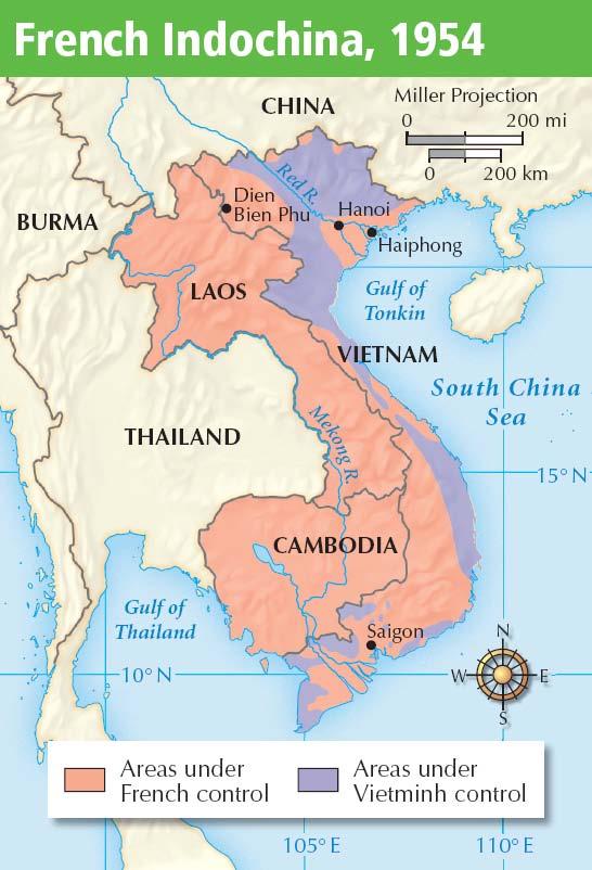 Chapter Section 25 1 Section 1 French colonial governments had ruled most of Indochina since the 1800s.
