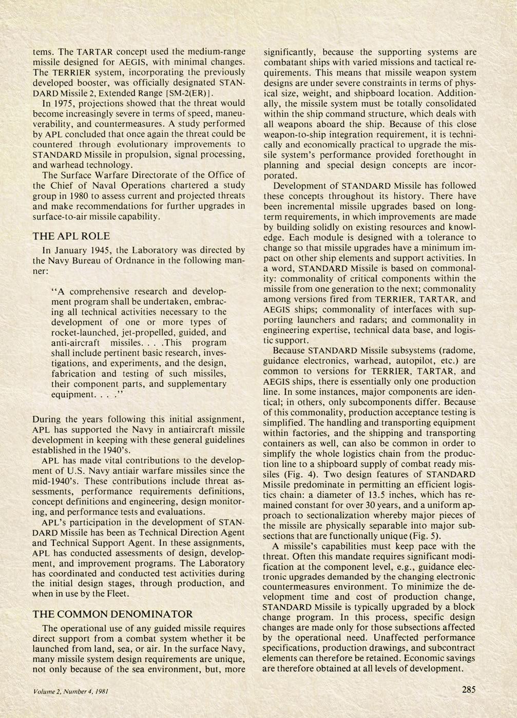 N. F. Palumbo 122 Johns Hopkins APL Technical Digest,