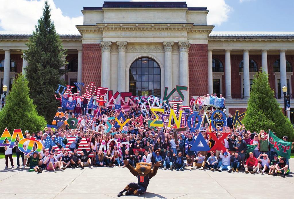 WELCOME TO BEAVER NATION! Joining a fraternity or sorority can be one of the best ways to find your home away from home at Oregon State and make a large campus feel much smaller.