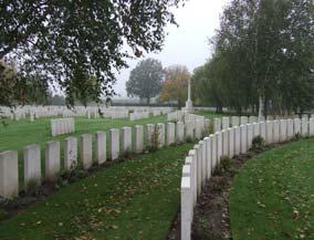 (Right: Railway Dugouts Burial Ground (Transport Farm) today contains twenty-four hundred fifty-nine burials and commemorations photograph from 2014) The engagements of the previous eleven days from