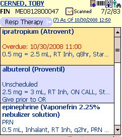 Respiratory Therapy Medications Nursing Responsibilities Do not give medications listed in the