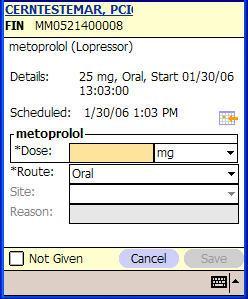 Last Given Dose is not accurate in CareMobile The last dose recorded in CareMobile does not always reflect the last dose given date and time.