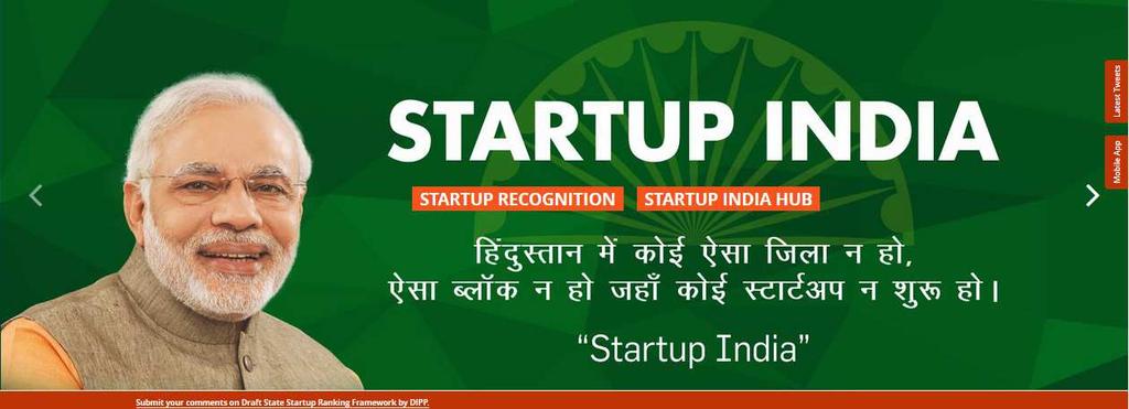 The Benchmark : India Startup India (2016) 4500 startups Bengalore Tech Park (IT,