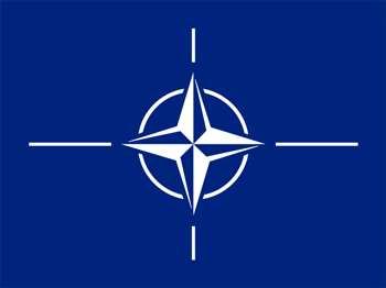 NATO: North Atlantic Treaty Organization NATO flag In 1949 the western nations formed the North Atlantic Treaty Organization to coordinate their defense against USSR.