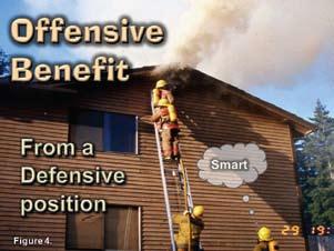 Incident management solutions >>> Transitional from side A does not describe from where the fire is venting. Side A designates, literally, where the transition to offensive will occur.