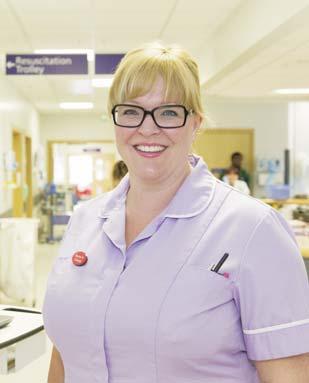 Lindsay Beard, staff nurse, orthopaedics I'll be able to read the notes now, which is good.
