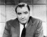 Joseph McCarthy Senator that contributed to the Red Scare by accusing prominent Americans of being communists in the 1950s In 1954 televised