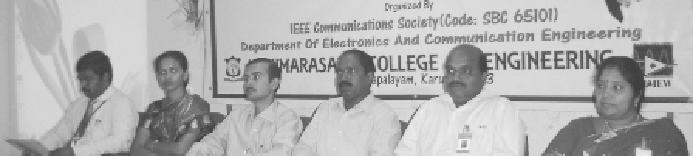 Kumarasamy College of Engineering organized a National level one day Workshop on Missiles & Virtual Instrumentation on 22 nd Sep 2010.