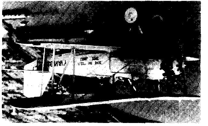 At the end of the problem, the three carriers transited the Canal and headed CANAL ZONE- based aircraft, such as this early Corsatr, participated in the games. for Cuban waters and more exercises.