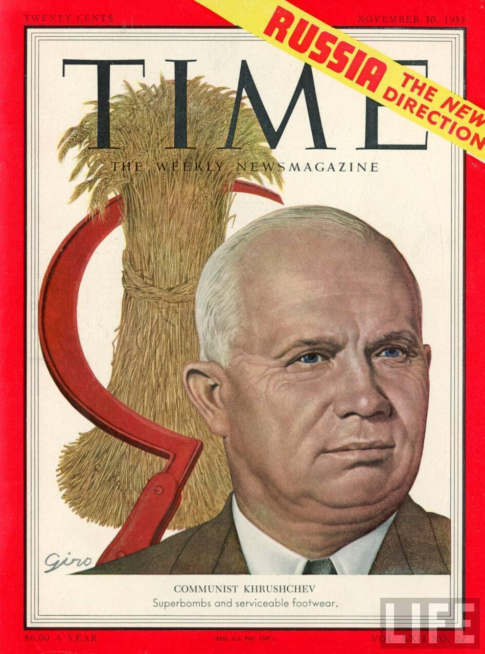 Nikita Khrushchev took over and began to