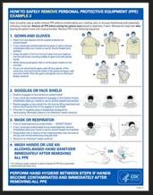 CDC Donning & Doffing sequence 10 Contact Precautions (CP) Indicated for residents known or suspected to be infected with microorganisms