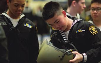 such as the Naval Sea Cadet Corps, STEM, scholarships, Junior