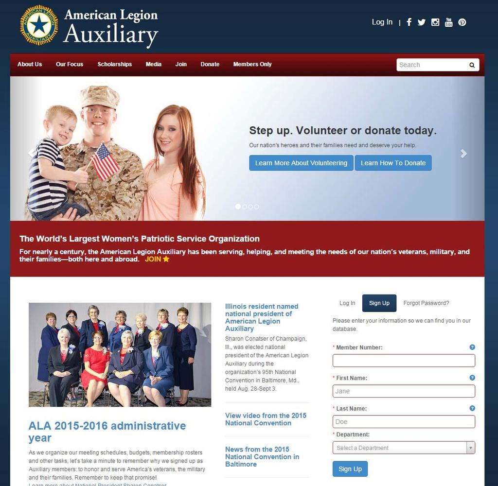 CREATE AUXILIARY MEMBER ACCOUNT AND PAY DUES ONLINE https://www.alaforveterans.