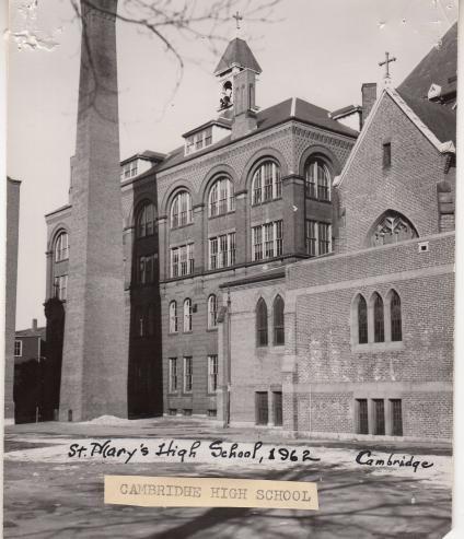In 1877, the Sisters were invited to open St. Mary's School in Cambridge. This was followed by the Blessed Sacrament School.