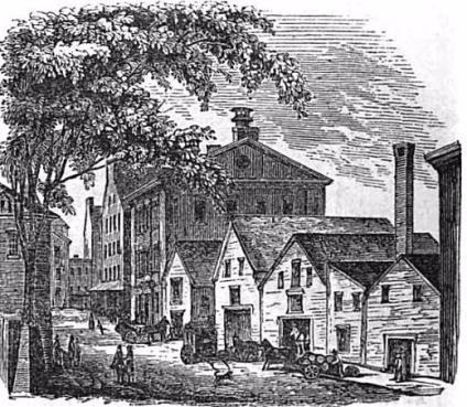 In 1852 the Sisters moved from Stillman Street to Lancaster Street in Boston. Because the house was built on landfill, the cellar became flooded whenever the tide came in.