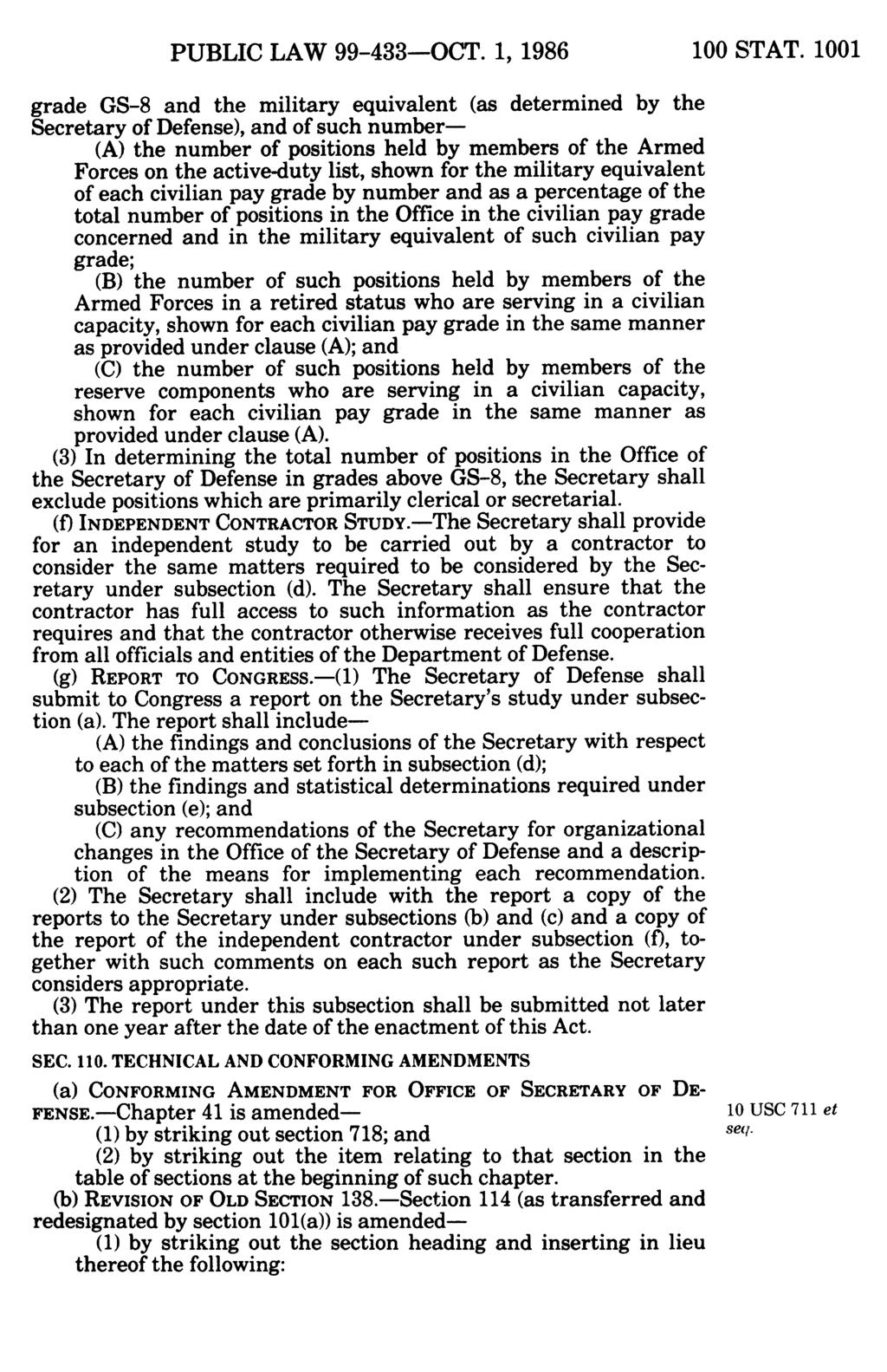 PUBLIC LAW 99-433-OCT. 1986 1, 100 STAT.