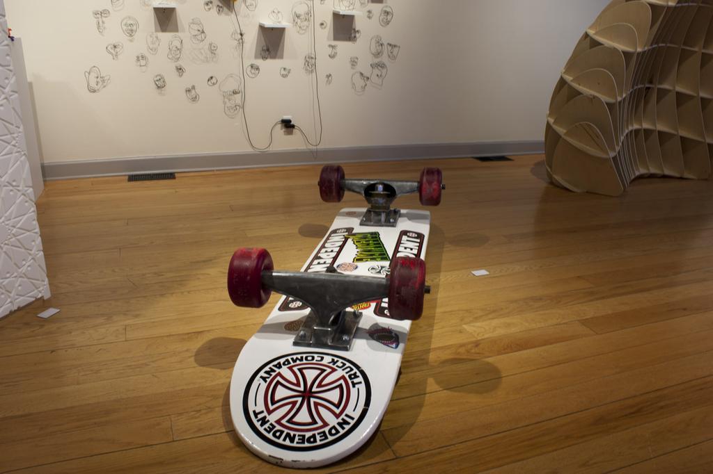 8 foot working replica of a Skateboard 3d printed prototypes of
