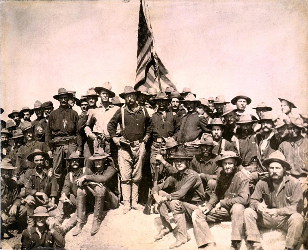 Rough Riders, became famous for their role in the Battle