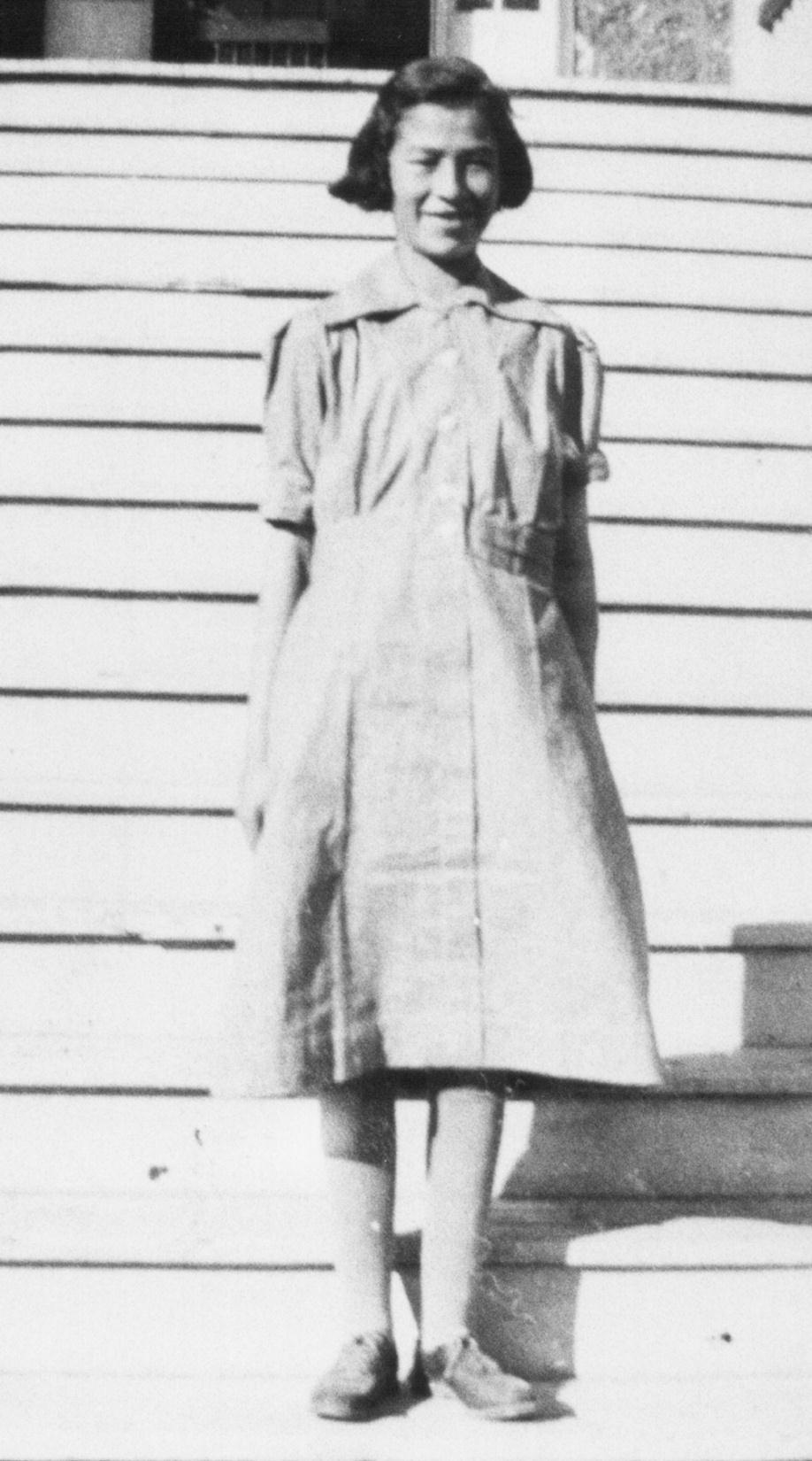 Edith Sealhunter, October 1943 Age 15 years.